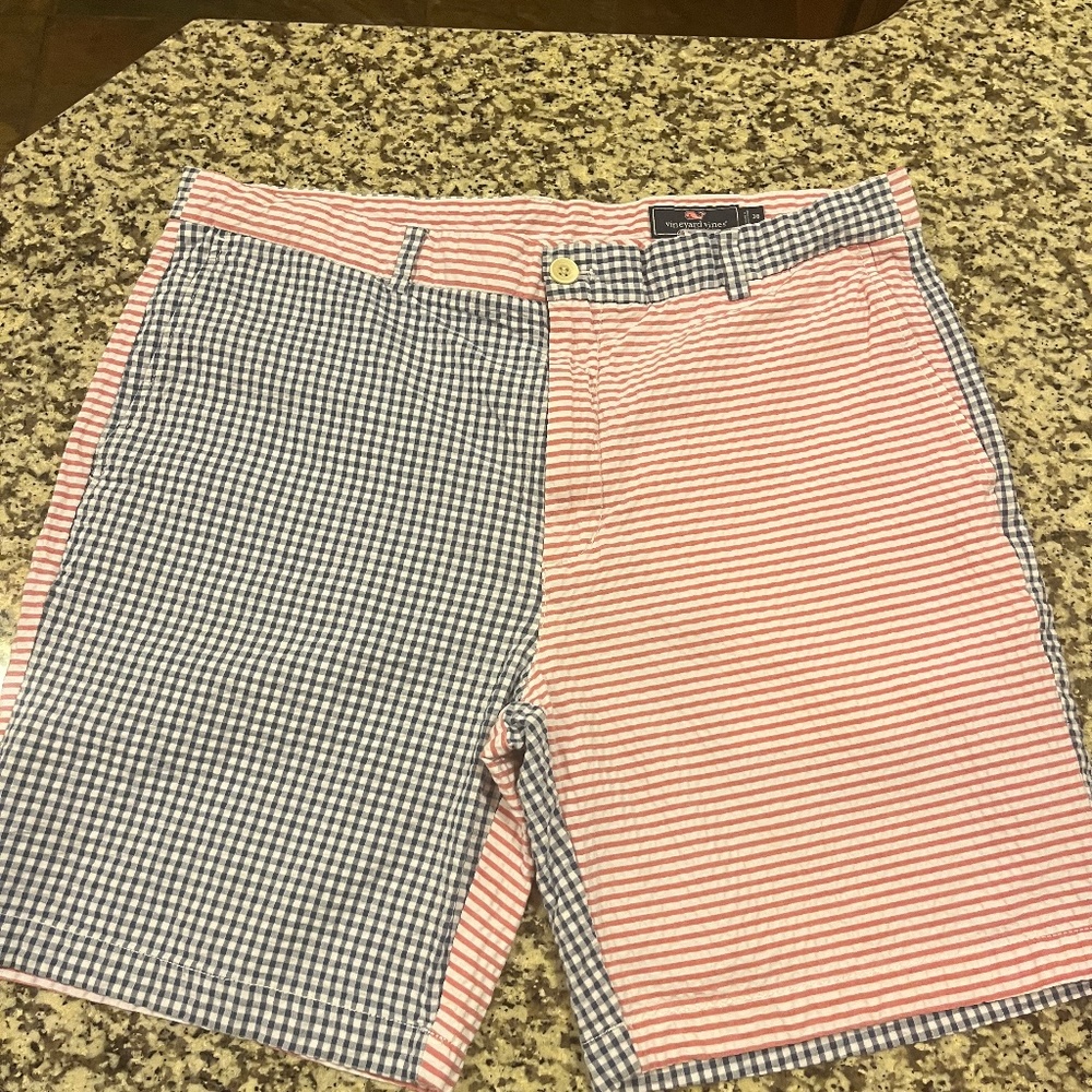 Vinyard Vines Seersucker 9 in short M38